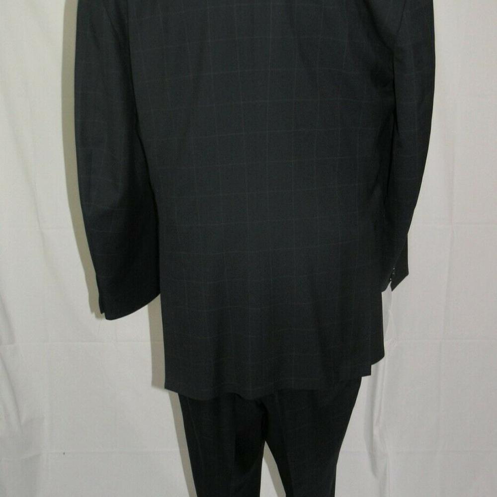 Mr. Ned Made To Measure Canvassed Navy Window Pan… - image 3